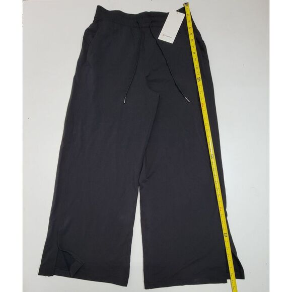 Lululemon French Terry High Rise Pant‎ Wide Leg Women's Size 10 New W Tags